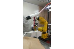 2K pint in electrostatic spray gun in robot